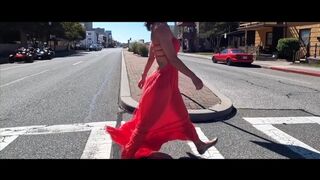 Cutting my dress in public until I'm completely naked (Music Video/Trailer)