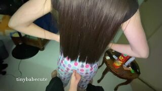 REAL STEP-DAUGHTER - A SECRET BETWEEN THIS CUTE GIRL AND HER OLD MAN