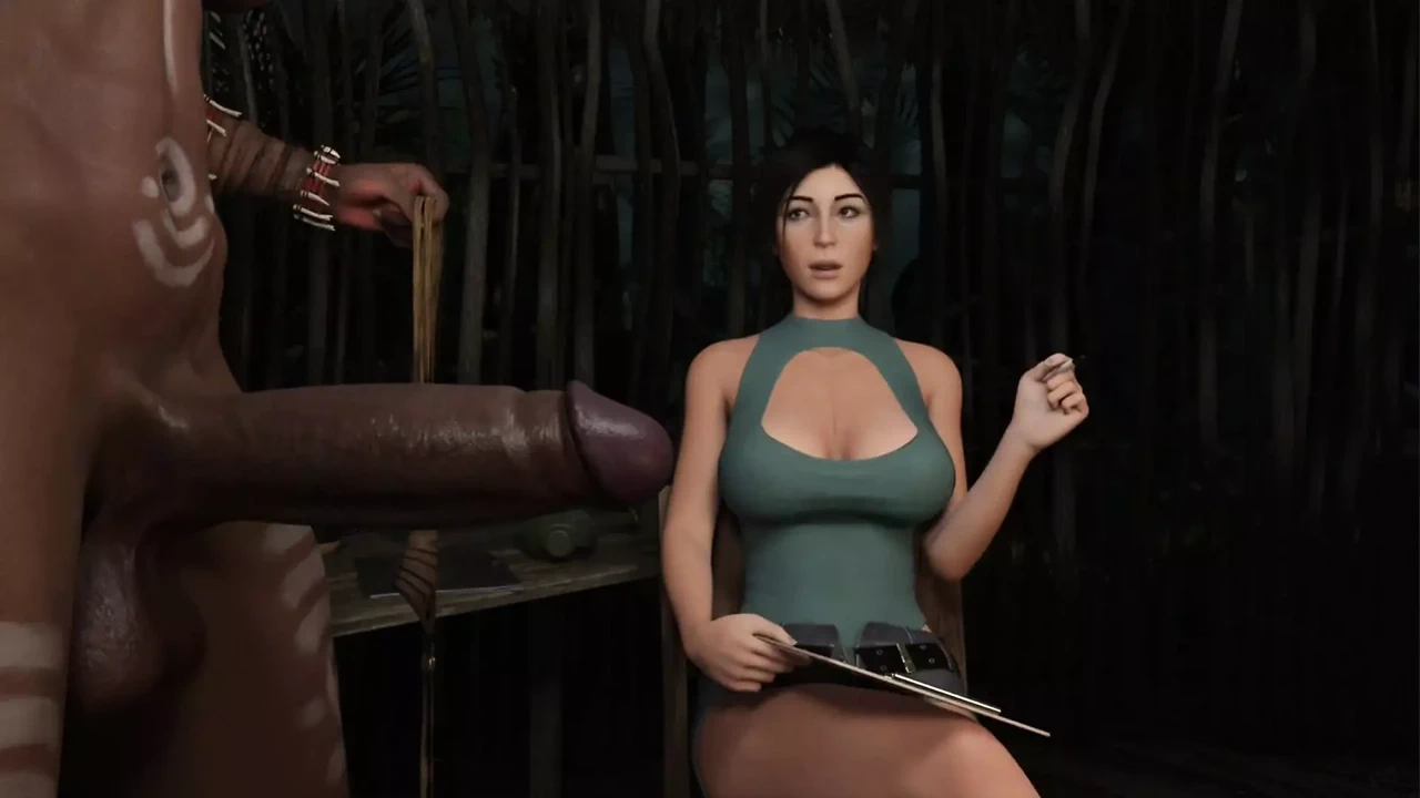Tomb Raider Reimagined - An Animated Exploration - Lara Suck BBC Cock ( Cartoon Parody )