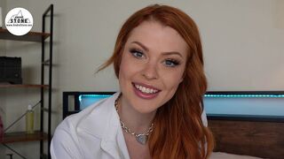 Sexy Redhead College Co-ed Elly Clutch Seduces Her Tutor