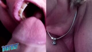 Compilation of a MILF mom swallowing cum