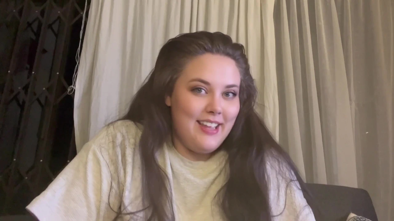 BBW Masturbating till Quivering Orgasm during holidays