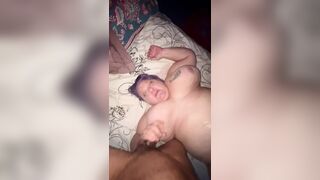 BBW Grandma with big tits in Hardcore Double Penetration