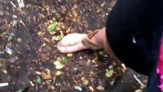 Outdoors Handjob