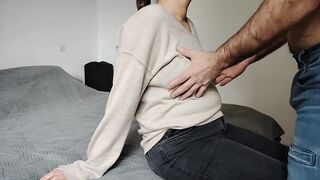 I find my best friend blindfolded and I enjoy it and fuck her