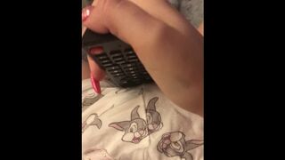 Listen to my wet little pussy as I make myself cum in my panties!