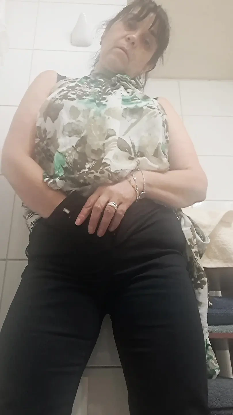 a moment of passion in the quick bathroom