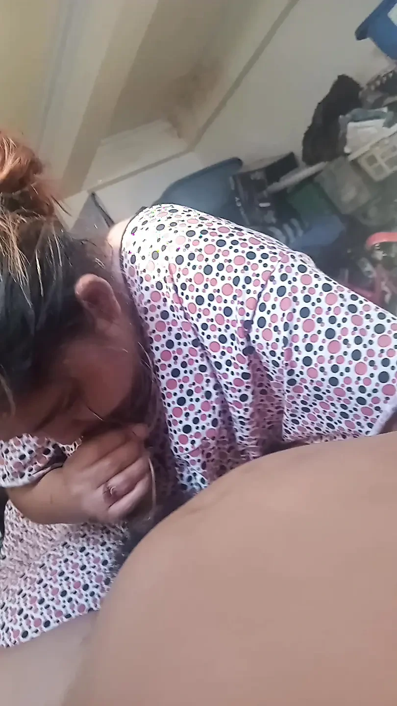 My mother-in-law sucks my cock behind my wife's back.