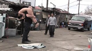 Julie Night - Fisted and Fucked in the Junkyard