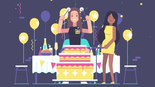 Dick and Jane Celebrating of Pornhub with Aria!