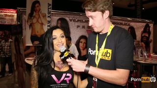 PornhubTV Alby Rydes Interview at eXXXotica 2014 Atlantic City