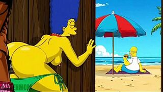 Married Housewife Loves Sucking and Fucking Big Black Cocks. Cartoon Parody. The Simpsons parody. Best Compilation Slut Wife