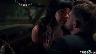 Big tits BBW latin slut enjoying dogging in front of her husband