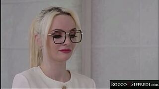 ROCCO SIFFREDI - Ravanous Blonde Secretary Hardore Railed By MONSTER COCK