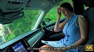 DEBT4k. He Came for the Payment. Marica Chanelle just Cum