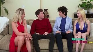 Flaky Husbands Cucked By Step Son Swap Foursome - Christie Stevens, Sadie Summers, Rion King, Nick Strokes