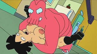 Zoidberg & Amy Classic Cartoon Movie