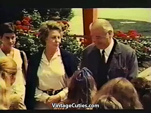 Lovers get Caught on the Bus (1970s Vintage)