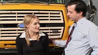 The Bus to school turns into a place of Sin and Orgasm !!!