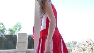 Curious Cheerleader Shown What An Orgasm Feels Like