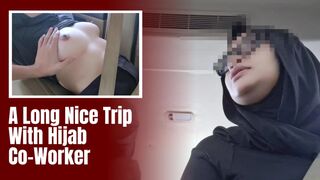 Taking a Hijab Co-Worker Out of Town with a Office Car - Minokiiko