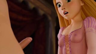 Rapunzel's Tower of Pleasure: Blowjobs & Dominant Cowgirl Revelations - Cartoon