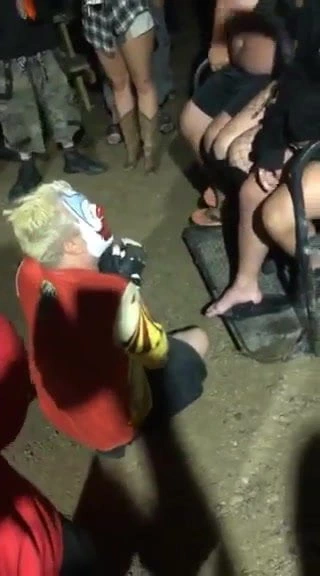 Clown Worshiping Feet