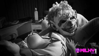 Big Ass Girlfriend Is Dragged to the Clinic of Terror - Halloween