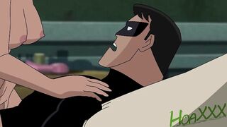 DC Harley Quinn and Nightwing Femdom