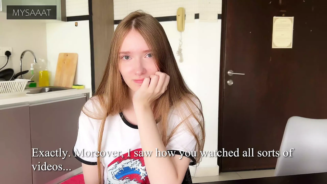 Step sister lost at chess and got a double load of cum in her pussy