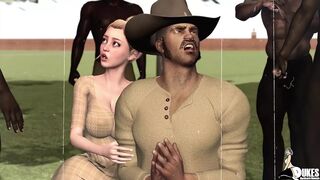 Freaky white bitches take BBC to help out with bill money