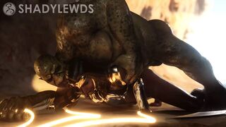 Wonder Woman Captured By An Orc (Injustice 2)