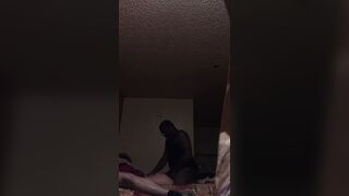 Hubby tell black guy to take the condom off