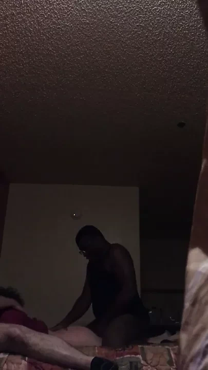 Hubby tell black guy to take the condom off