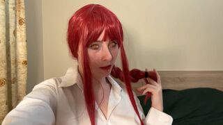 Anime Power UwU Bed Ride - Dripping Dildo Playtime