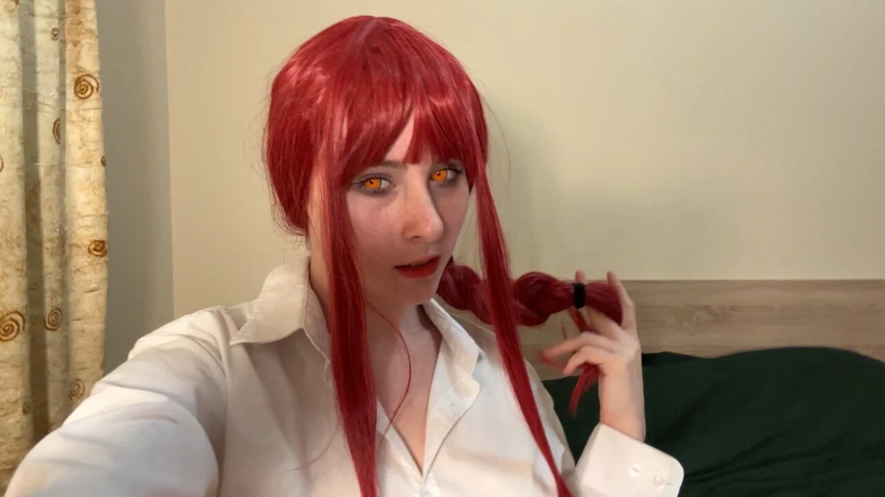 Anime Power UwU Bed Ride - Dripping Dildo Playtime