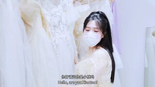 The secret in the bridal shop ~ A big cock is inserted into the hairless tender pussy of the sister-in-law with big breasts!