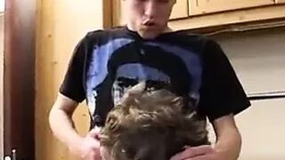 Ancient Hairy Granny in Stockings Fingered Suck and Fuck