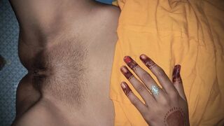 New fuck with indian stepsister at night in Hindi audio forty talk