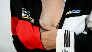 Sport girl solo masturbate