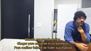 Pegadinha Com Esposa De Olhos Vendados E Corno Chama Amigo Para Fuder Sua Esposa