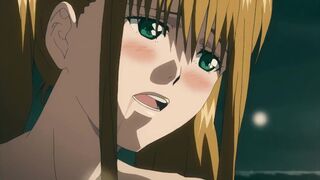 Cutie with Long Blonde Hair Likes to Fuck Doggystyle in the Outdoors | Hentai