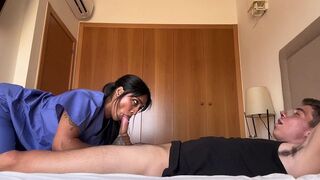 Big titty nurse lets her patient cum inside her in the hospital - Yasmina Khan - Brady Bud