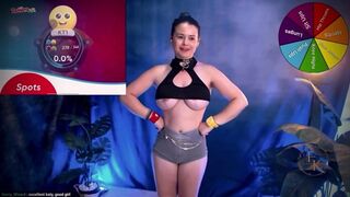 Wearing an Underboob Top while streaming Live! Nip Slips