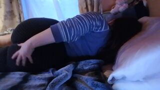Bed Day with Cute BBW - Cumming Hard Twice