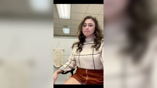 Masturbating at the Office
