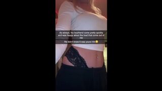 Cheerleader snaps next to best friend snapchat