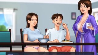 Summertime saga5. I fucked my stepsister while she is taking bath .