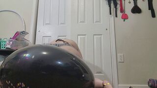 Black Gender Reveal Balloon (Hump & Bounce To Pop)