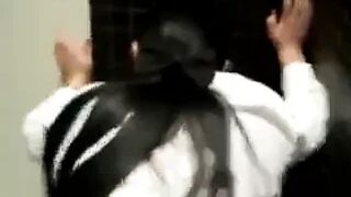 Receptionist fucked in staff bathroom